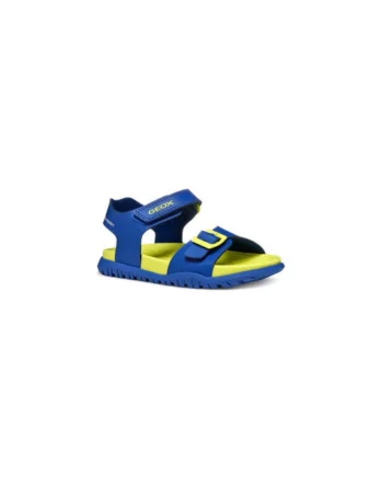 Sandale barbati  304629228, Piele ecologica, Albastru, Albastru
