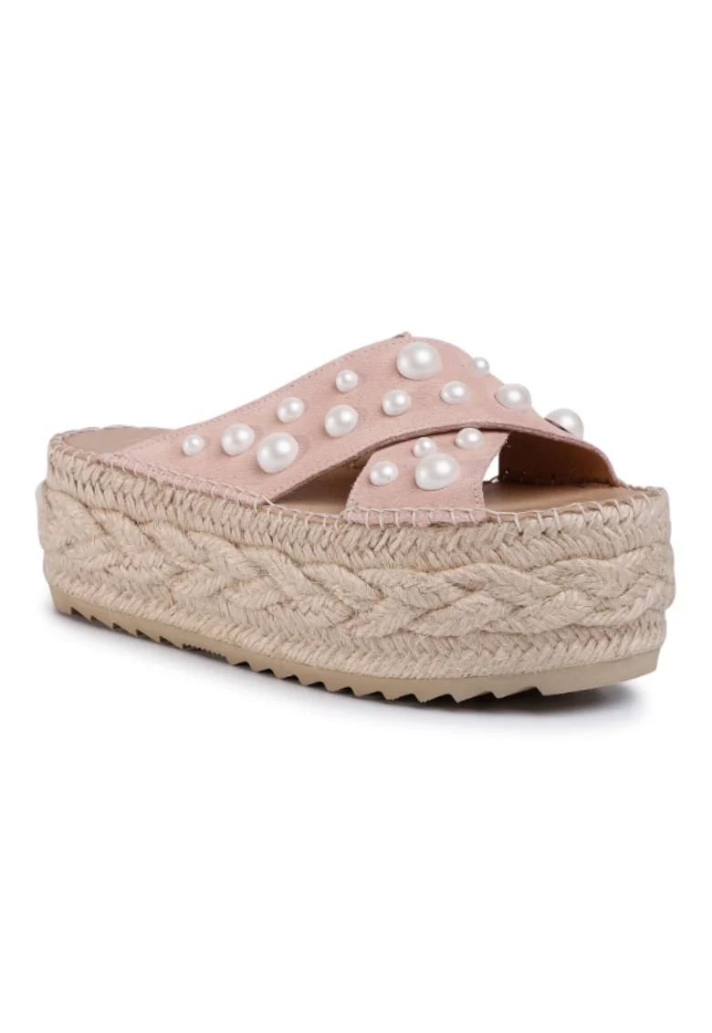 Espadrile dama  Piele naturala/Piele intoarsa, 206786227, Roz