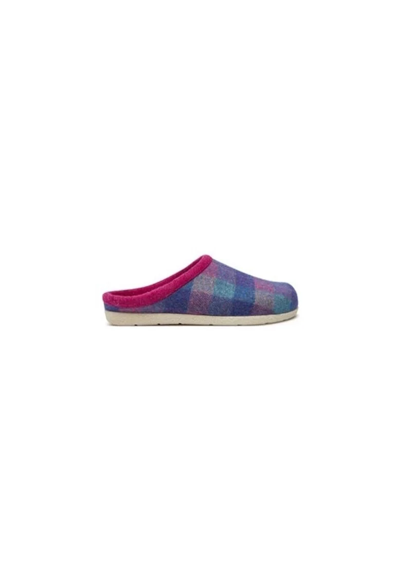 Papuci dama  304477867, Fetru, Multicolor, Multicolor