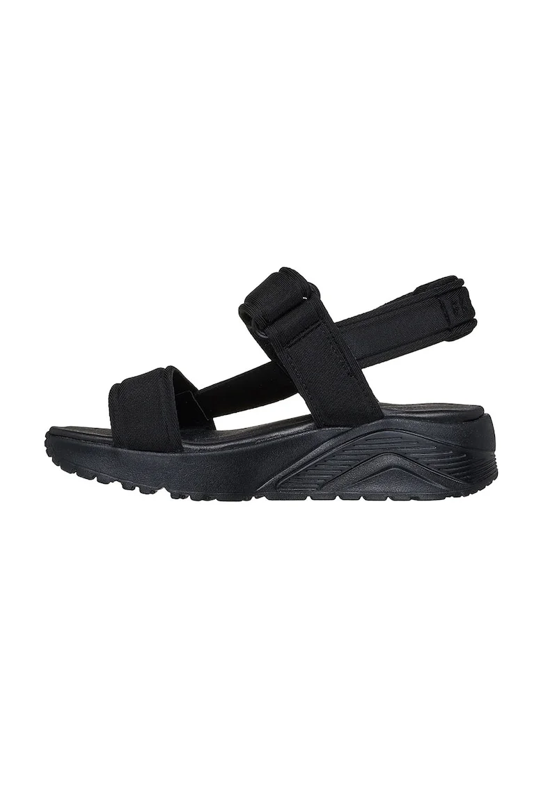 Sandale din material textil cu velcro Uno Lite, Negru