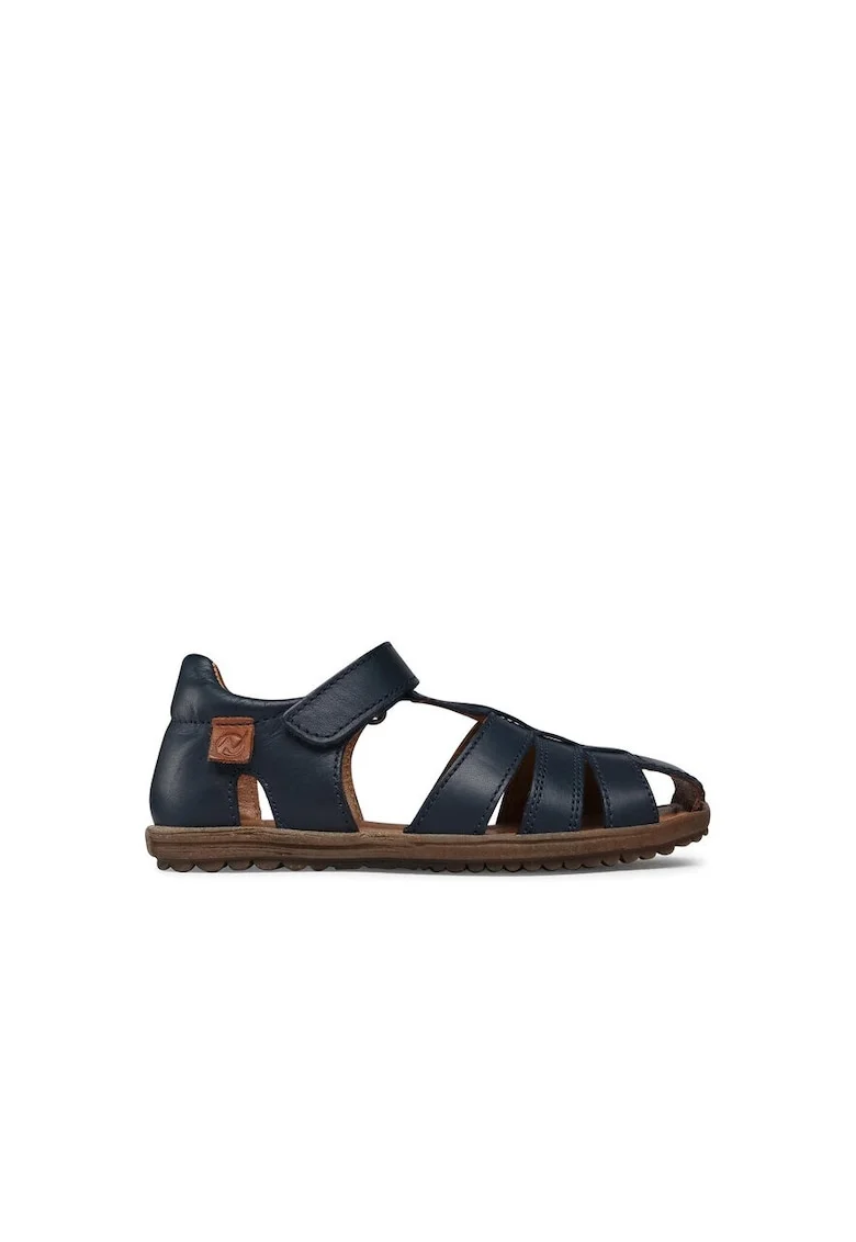 Sandale copii,  208158, Piele naturala, Galben
