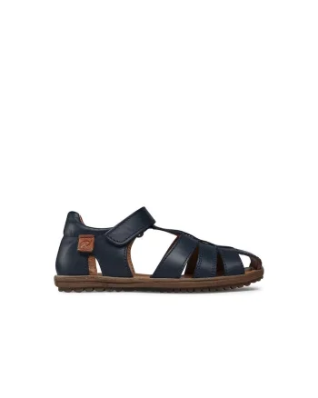 Sandale copii,  208158, Piele naturala, Galben