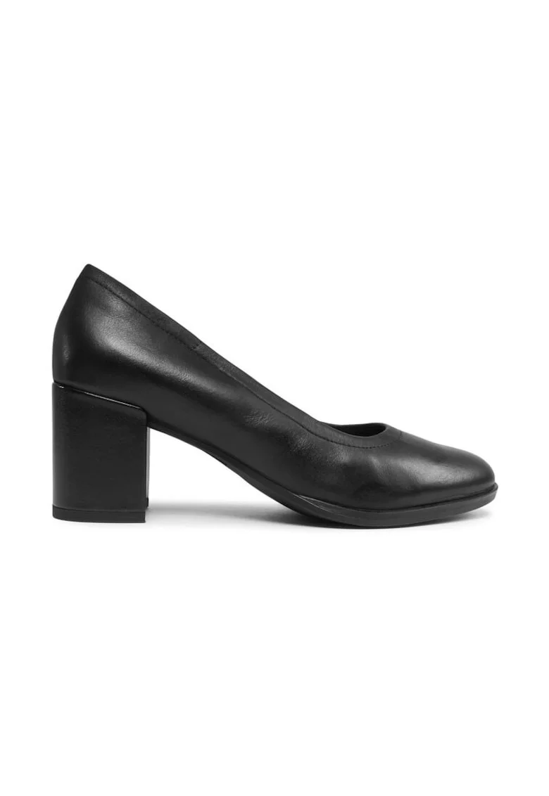 Pantofi dama,  302914, Piele naturala, Negru