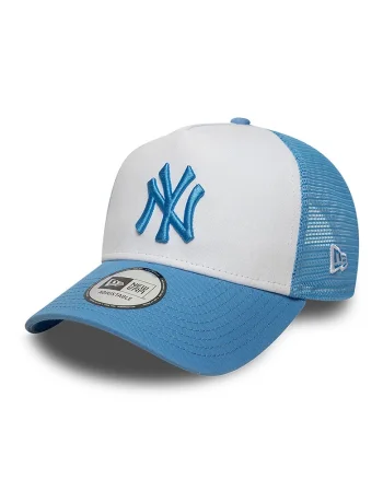 Sapca trucker NY Yankees League Essentials, Albastru pastel
