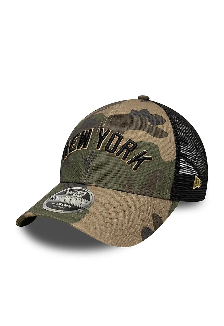 Sapca cu model camuflaj Wordmark 9Forty, Kaki