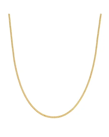Colier placat cu aur de 14K, Auriu