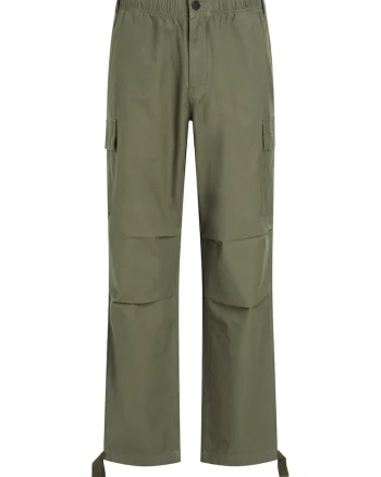 Pantaloni cargo din bumbac, Verde feriga