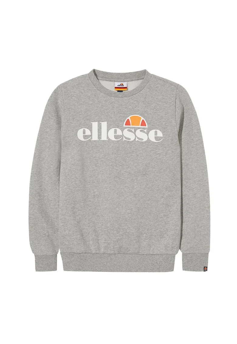 Bluza de trening cu logo Suprios, Gri melange