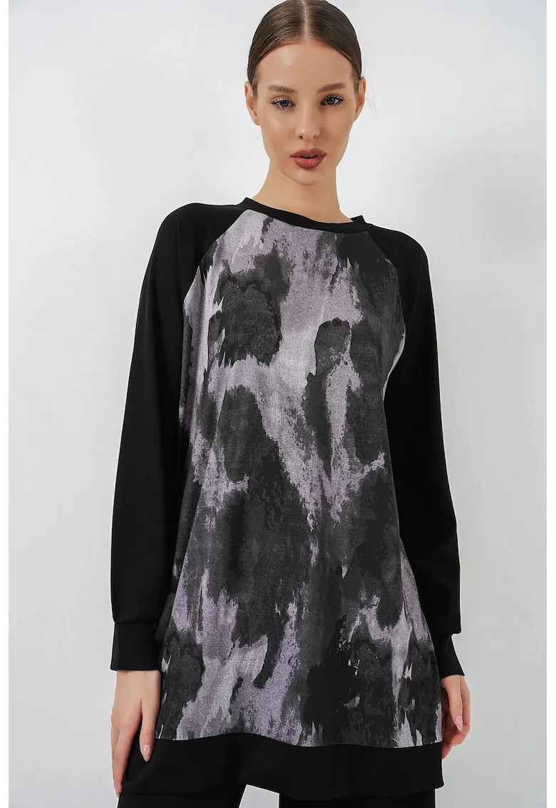 Bluza dama,  Viscoza/Poliester, Negru