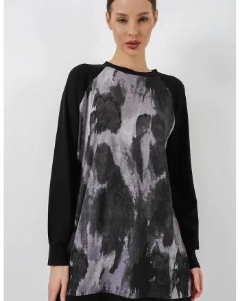 Bluza dama,  Viscoza/Poliester, Negru
