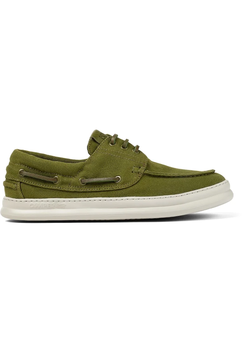 Pantofi boat din material textil Runner Four 22267, Kaki