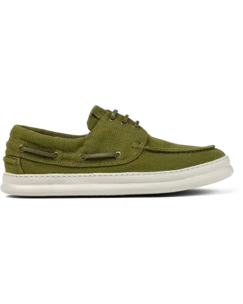 Pantofi boat din material textil Runner Four 22267, Kaki