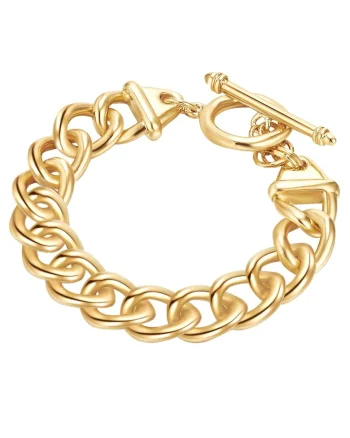 Bratara placata cu aur de 14K, Auriu rose