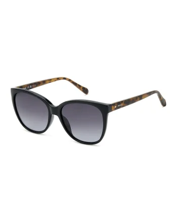 Ochelari de soare cat-eye cu lentile in degrade, Negru