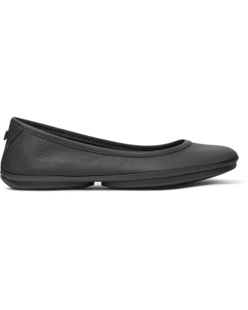 Balerini de piele Right Nina, Negru