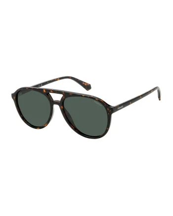 Ochelari de soare aviator unisex cu lentile uni, Maro inchis/Portocaliu