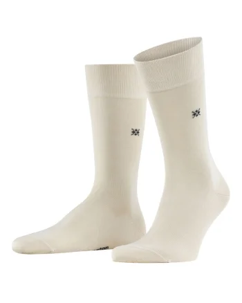 Sosete lungi din amestec de bumbac, Bej