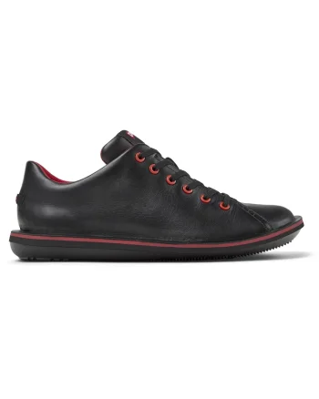 Pantofi sport de piele Beetle 26731, Negru