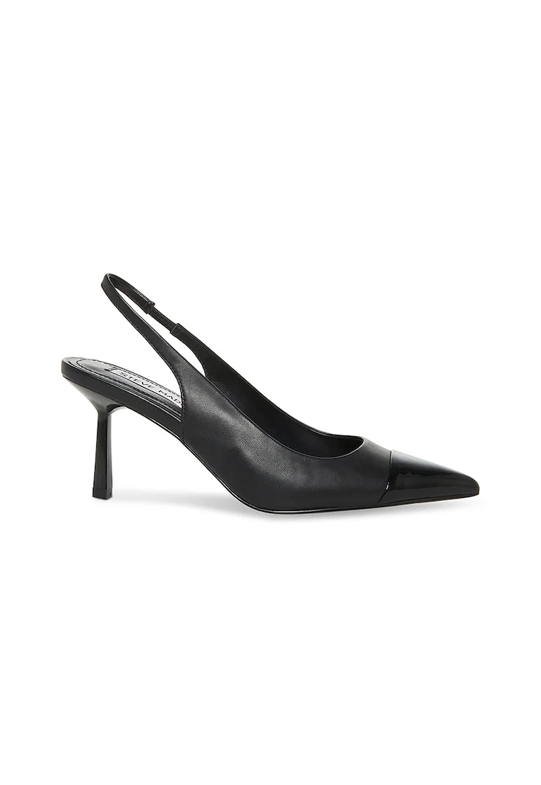 Pantofi slingback de piele, Negru
