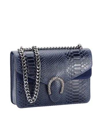 Geanta bleumarin din piele naturala 1524 123 12289, Bleumarin