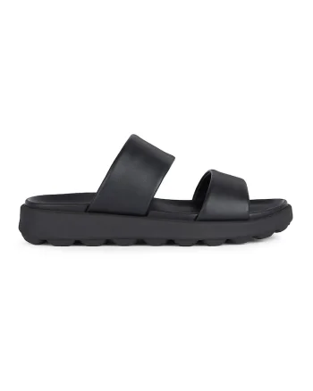 Papuci de piele, Negru