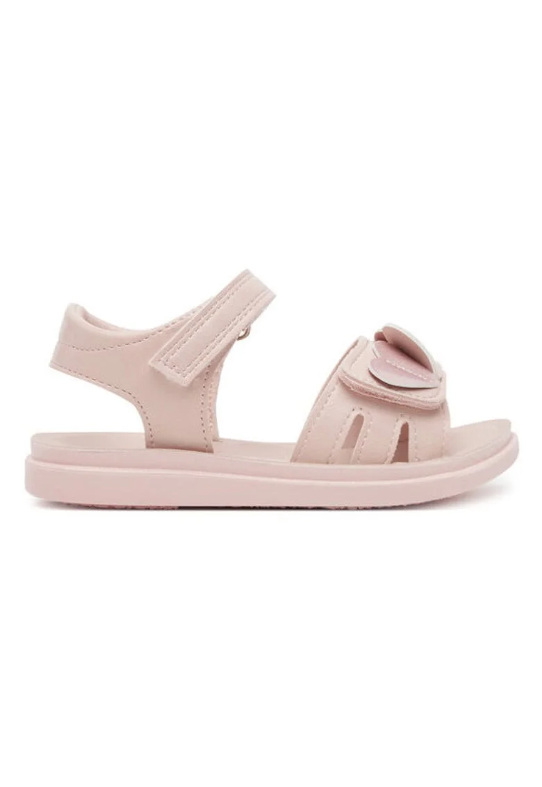 Sandale de copii,  roz, material textil, sistem inchidere Velcro