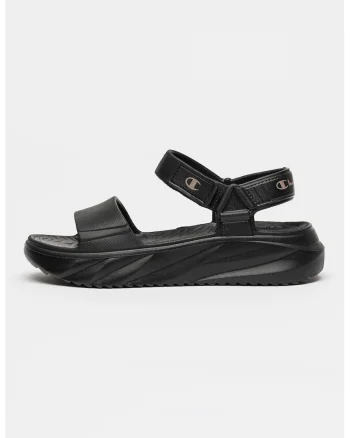 Sandale cu velcro Moon, Negru carbon