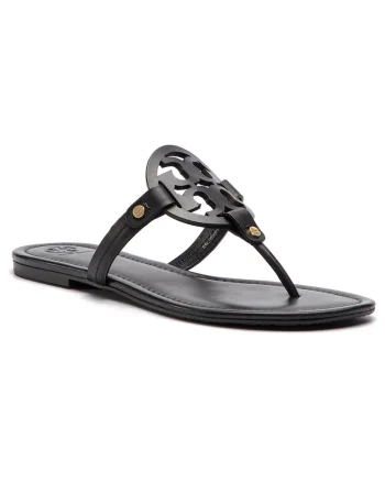Slapi dama,  piele naturala, negru, Negru