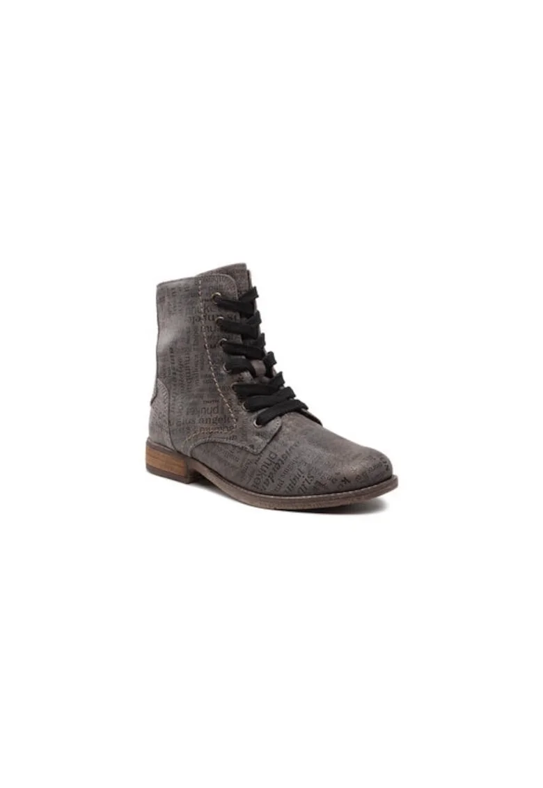 Ghete dama  300932674, Piele naturala, Gri, Gri