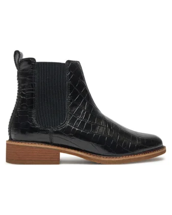 Ghete dama  304163234, Piele naturala, 36 EU, Negru