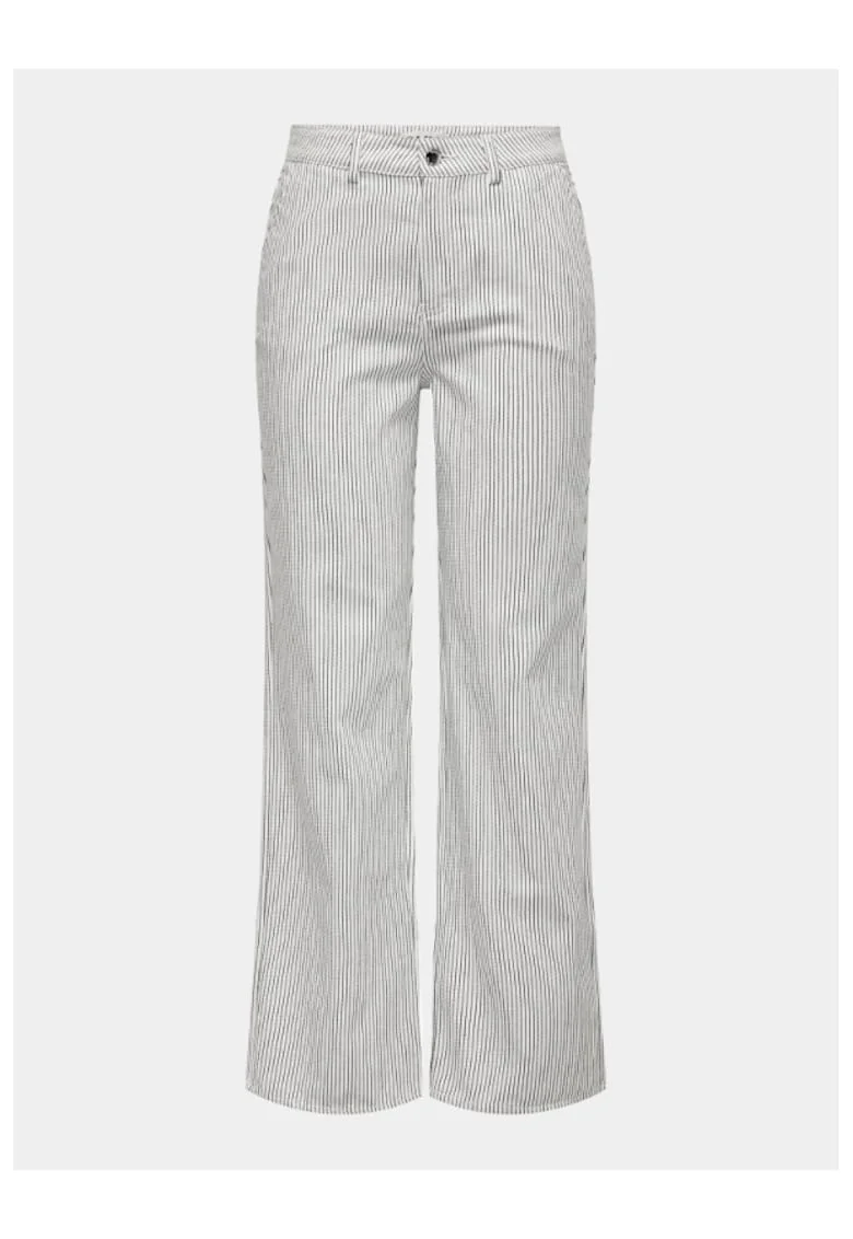 Pantaloni dama,  303392093, Bumbac, Gri