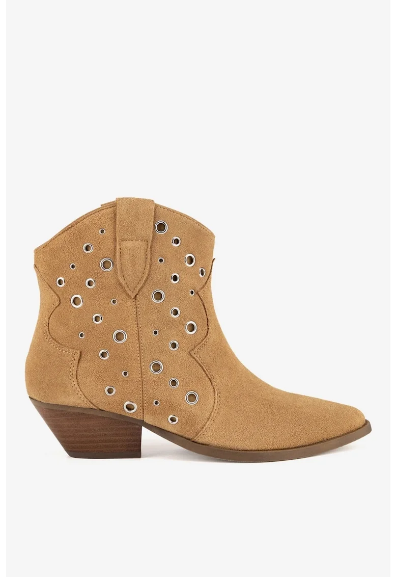 Ghete dama  5903419788239, Piele intoarsa, Bej, Bej
