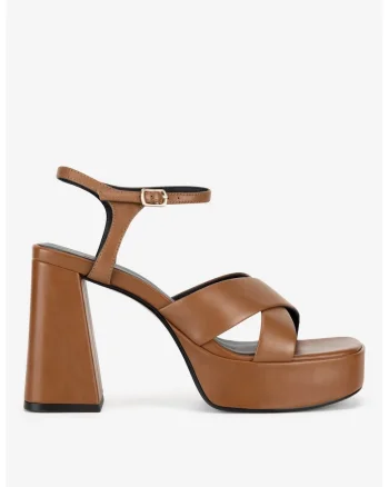 Sandale dama  5903698194509, Piele naturala, Maro, Maro