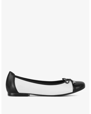 Balerini  5903698580814, Piele naturala, Alb, Alb