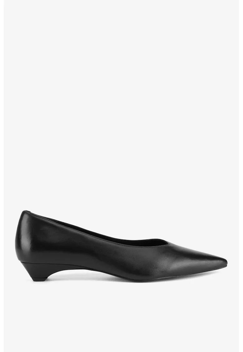 Pantofi dama  5903698678108, Piele naturala, Negru, Negru