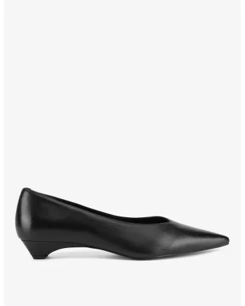 Pantofi dama  5903698678108, Piele naturala, Negru, Negru