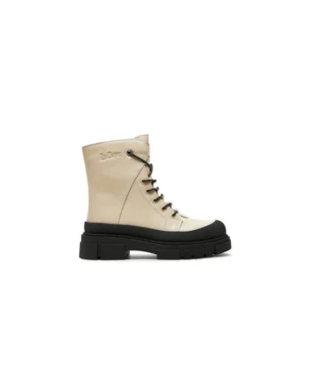 Ghete dama  304321368, Piele naturala, Alb, Alb