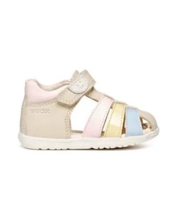 Sandale fete  304614828, Piele naturala, Bej, Bej