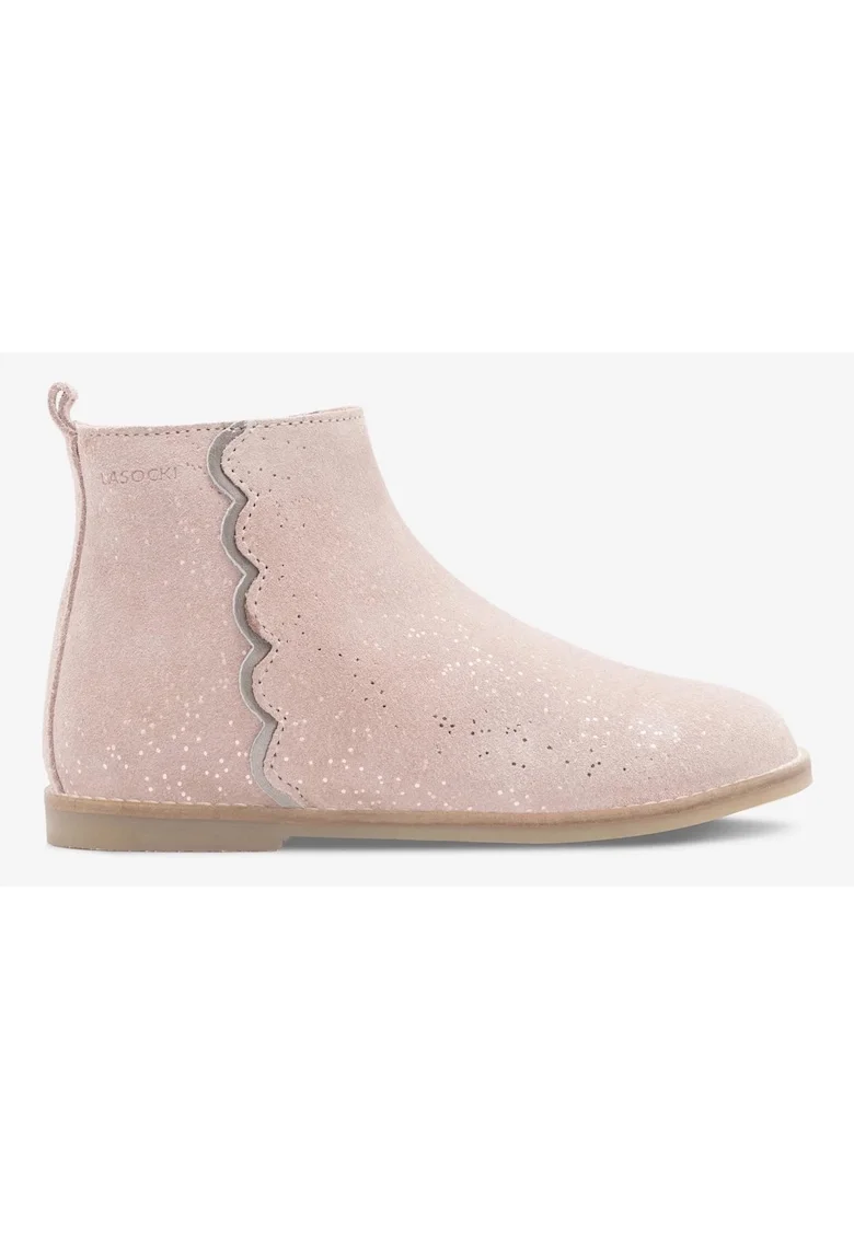 Ghete fete  5905588147121, Piele naturala, Roz, Roz