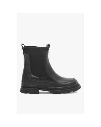 Ghete fete  Piele naturala, Negru, Negru