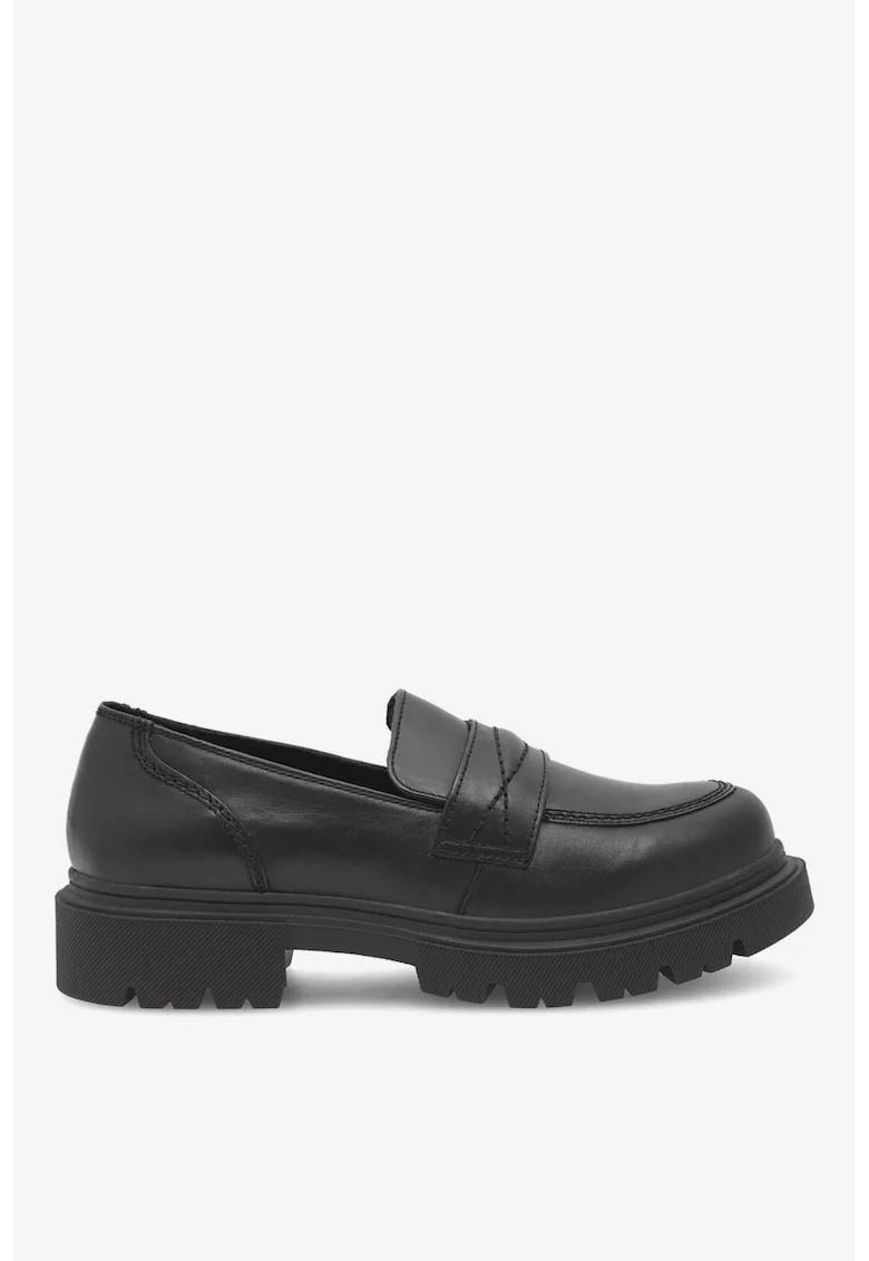 Mocasini dama  5905588318347, Piele naturala, 37 EU, Negru