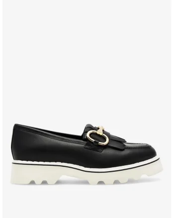 Mocasini dama  5905588463368, Piele naturala, Alb, Alb