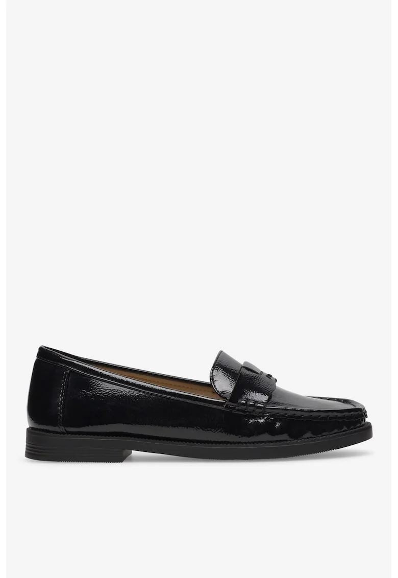 Mocasini dama  5905588592822, Sintetic, Negru, Negru