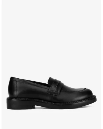 Mocasini dama  5905588747185, Piele naturala, Negru, Negru