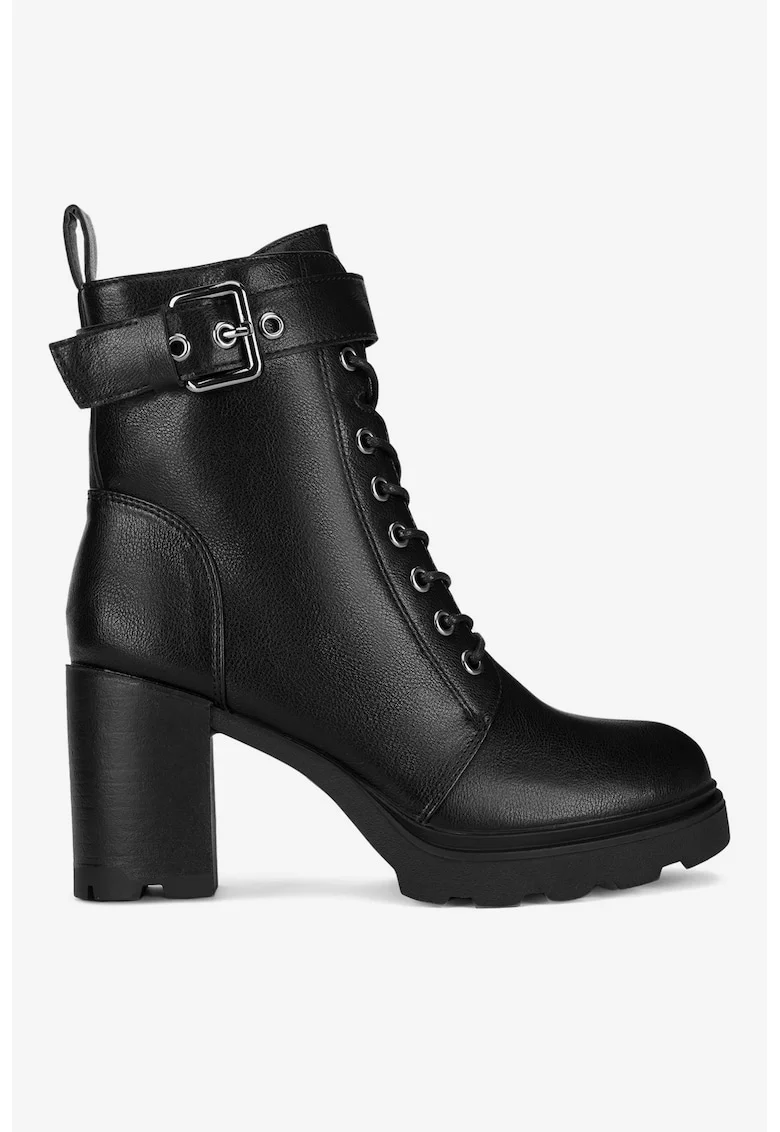 Ghete dama  5905588890522, Sintetic, Negru, Negru