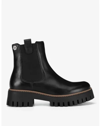 Ghete dama  5905588997917, Piele naturala, Negru, Negru