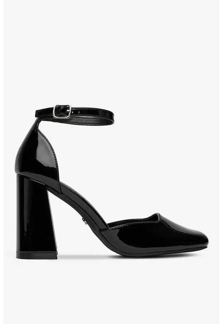 Pantofi Sintetic Negru, Negru