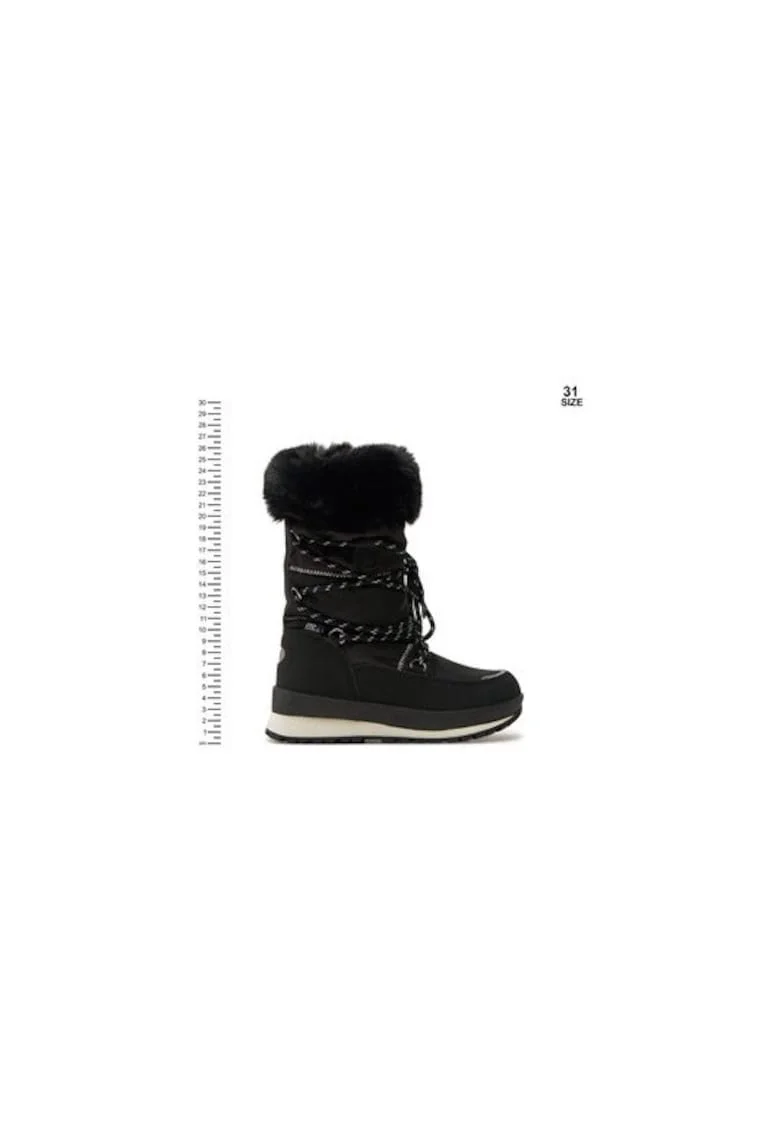 Ghete dama  304224973, Sintetic, Negru, Negru