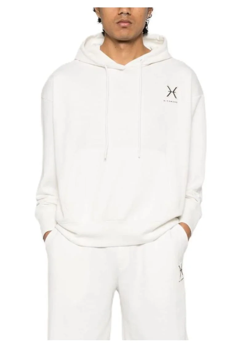 Hanorac barbati  SWEATSHIRT HOROCA, Bumbac, Alb, Alb