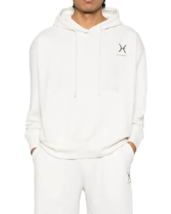 Hanorac barbati  SWEATSHIRT HOROCA, Bumbac, Alb, Alb